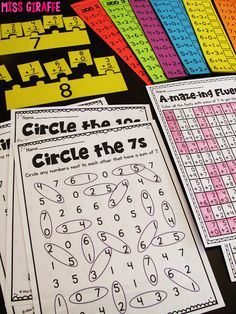 the printable worksheets are for students to practice their math skills