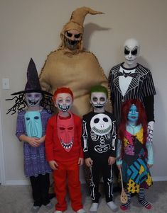 a group of children dressed up in halloween costumes