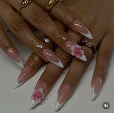 Girly Acrylic Nails, Classy Acrylic Nails, Unique Acrylic Nails, Bling Acrylic Nails, Pink Acrylic Nails, Square Acrylic Nails, Chic Nails, Dope Nails, Best Acrylic Nails