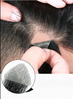 Hair patch to cover the temples of the head for men with hair loss or a receding hairline.5 sizes available length 15cm Hair Patches For Men, Hairline Growth, Hair Pieces For Men, Upper Lip Hair, Hair Glue, Bald Patches, Short Weave, Receding Hairline, Human Hair Clip Ins