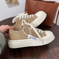 Sepatu Platform, Shoes Korean, Dr Shoes, All Black Shoes, Kawaii Shoes, Nike Tennis, Cute Sneakers, Girly Shoes, Aesthetic Shoes