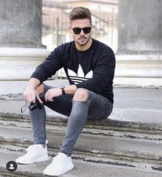 Male Outfits, Look Adidas, Street Clothing, Outfits Hombre, Outfit Formulas, Retro Mode, Types Of Jackets, Man Fashion, Clothing Photography