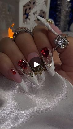 3.7K reactions · 513 shares | 🎁🎄✨
Dropping Nov 10th 💕
.
.
.
#pressons #pressonnails #pressonnailsforsale #holidaynails #christmas #christmasnails #luxurynails #bling #blingnails #candycanenails #nailart #nailsofinstagram #après #gelx #3dnailart #explore #packingorders #nailartist #acrylicnaildesign | Inkedboutique Short Christmas Nails, Christmas Nails Designs, Classy Nail Art Ideas, Classy Nail Art, Classy Nail, Candy Cane Nails, Luxury Nails, Christmas Nail Designs, Classy Nails