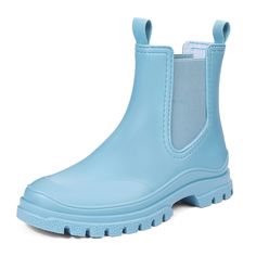 PRICES MAY VARY. 100% Waterproof: Made entirely of pure natural rubber, the integrated seamless line design can effectively prevent splashes, and even when walking on waterways, it can completely ensure that your feet will not get wet with water. Soft and Cozy Poly/Cotton Lining;We provide comforts by lining our women's boots with soft, polyester/cotton blend lining, where moisture also could be absorbed. Your feet will keep dry, cozy, and warm when wearing boots! Easy Pull-On Style & Non-Slip: Waterproof Ankle Rain Boots For Spring, Ankle-high Rain Boots For Rainy Weather, Casual Ankle Rain Boots For Rainy Season, Outdoor Slip-resistant Rain Boots, Outdoor Ankle-high Rain Boots, Ankle-high Rain Boots For Outdoor, Waterproof Ankle-high Rain Boots, Ankle-high Rain Boots With Rubber Sole For Outdoor, Waterproof Spring Rain Boots With Round Toe