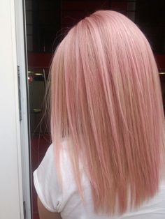 Cotton Pink Hair, Candy Pink Hair, Blush Pink Hair, Cotton Candy Pink Hair, Blond Rose, Haircolor Ideas, Light Pink Hair, Cotton Candy Hair, Pink Blonde Hair