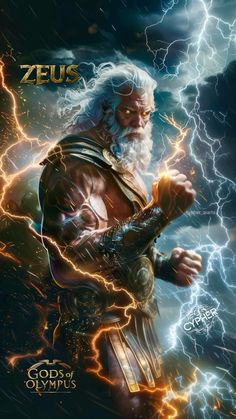 an image of the god with lightning in his hands