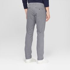 Men's Slim Fit Hennepin Chino - Goodfellow & Co Dark Gray 31x30 Casual Fitted Full-length Chinos, Casual Slim Fit Full-length Work Pants, Casual Slim Fit Full Length Work Pants, Casual Fitted Straight Chinos, Fitted Straight Chinos In Casual Style, Fitted Gray Cotton Pants, Casual Fitted Straight Dress Pants, Fitted Cotton Dress Pants With Hip Pockets, Casual Dress Pants With Relaxed Fit