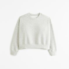 Elevate your casual wardrobe with the Abercrombie & Fitch Women's Ypb Neoknit Relaxed Crew Sweatshirt in Heather Grey. This stylish top combines comfort with contemporary design, making it a must-have for your collection.

- **Size**: Small
- **Color**: Heather Grey
- **Material**: Polyester, Viscose, Elastane
- **Gender**: Female
- **Style**: Crew Neck Sweatshirt
- **Features**: Long sleeves, relaxed-fit silhouette, waist-length, crew neckline, wide bottom band, smooth interior, sweat-wicking n Grey Material, Crew Sweatshirts, Active Lifestyle, Waist Length, Casual Wardrobe, Leisure Wear, Women's Tops, Long Sleeve Sweatshirts, Abercrombie Fitch