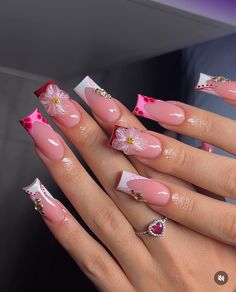 French Floral, Nail Forms, Rhinestone Designs, Nail Accessories, False Nails, Nail File, Press On Nails, Nail Care, Jelly