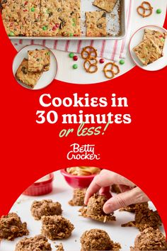 cookies in 30 minutes or less with betty crocker's cookbook cover