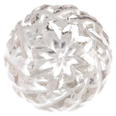 an image of a silver ball on a white background