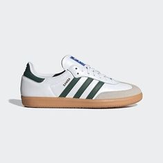 Adidas Samba OG Size 12 Collegiate Green Core White Gum HP7902 | eBay Green Sambas, Samba Adidas Green, Adidas Green Skate Shoes With Logo, Green And Yellow Samba, Green Adidas Synthetic Skate Shoes, Adidas Samba Collegiate Green, Adidas Samba Og, Adidas Fashion, Nike Air Vapormax