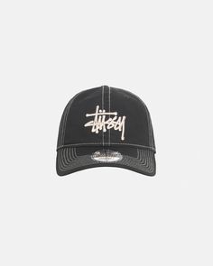 New Era 9TWENTY Basic Trucker Strapback in black – Stüssy Stussy Cap, New Era 9twenty, New Era Logo, Metal Slide, New Era 59fifty, Logo Embroidery, Embroidery Logo, Trucker Cap, Denim Pants