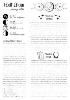 Moon magick worksheet Coloring Book Of Shadows, Blank Book Of Shadows, Witch Planner, Witchy Planner, Wiccan Books, Witch Journal, Witch Quotes, Moon Magick