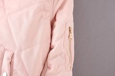 FREE SHIPPING quilting bomber jacket women spring coat zipper long sleeve winter jacket cotton-padded pink outwears JKP2784 Winter Long Sleeve Outerwear With Metal Zipper, Winter Outerwear With Metal Zipper, Pink Zipper Closure Outerwear For Spring, Trendy Long Sleeve Outerwear With Metal Zipper, Pink Long Sleeve Outerwear With Zipper Closure, Pink Long Sleeve Outerwear With Zipper, Trendy Pink Outerwear With Zipper Closure, Casual Outerwear With Metal Zipper For Spring, Casual Spring Outerwear With Metal Zipper