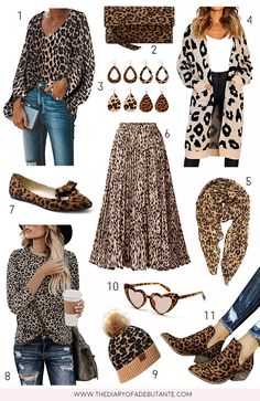 Leopard is my favorite fall neutral! From leopard cardigans to leopard fashion accessories to pleated leopard skirts (many of which are great NSale dupes!), popular affordable fashion blogger Stephanie Ziajka rounds up 21 affordable leopard Amazon fashion finds on Amazon Fashion under $50 in today's post on Diary of a Debutante! Click through to see them all! #pink #leopard #fallfashion #amazonfashion #fashionfinds #affordablefashion #lookforless Leopard Print Bags For Fall, Leopard Fall Outfit, Leopard Skirts, Chic Leopard Print Cardigan For Fall, Cheetah Outfit, Casual Leopard Print T-shirt For Fall, Trendy Leopard Print Winter Sweater, Leopard Outfit, Finds On Amazon