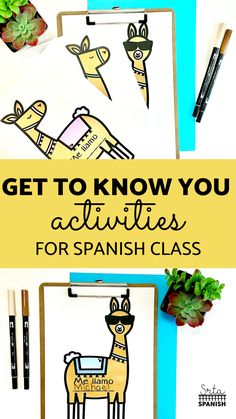 Ready for back to school in your Spanish classroom? Check out these fun llamas for a getting to know you, ice breaker, name activity for your elementary, middle school, and high school classes! Plus, they make a fun bulletin board, door decor, or classroom decor when your students are done decorating and coloring! Perfect for practicing ¿Cómo te llamas? as you start the year with your students in beginning Spanish classes! It's the perfect first day of school activity! Spanish Classroom Bulletin Boards, Spanish Bulletin Boards, Spanish Question Words, Llama Classroom, Beginning Spanish, First Day Of School Activity, Name Activity, 2024 Classroom, High School Bulletin Boards