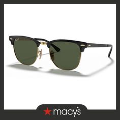 in stock Luxury Green Wayfarer Sunglasses, Formal Green Sunglasses With Gradient Lenses, Modern Green Sunglasses For Formal Occasions, Classic Green Sunglasses For Formal Occasions, Classic Green Sunglasses With Uva Protection, Classic Green Anti-reflective Sunglasses, Elegant Gold Sunglasses For Outdoor, Polarized Sunglasses, Ray Ban