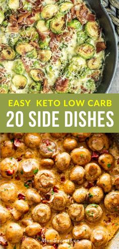 easy keto low carb side dishes that are ready in less than 30 minutes