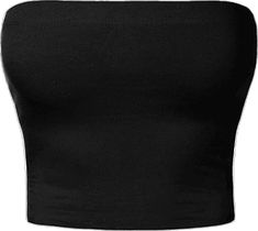 Fitted Crop Tube Top With Built-in Bra, Basic Fitted Tops With Built-in Bra, Fitted Cotton Crop Top With Built-in Bra, Basic Cotton Tops With Built-in Bra, Fitted Bandeau Elastane Crop Top, Trendy Seamless Cotton Tube Top, Trendy Strapless Elastane Tops, Solid Fitted Crop Top, Fitted Solid Color Crop Top