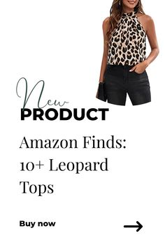 Discover the hottest Amazon fashion finds with these stylish leopard tops! From casual tees to chic blouses, this collection has it all. Stay on-trend and add a pop of print to your wardrobe with these versatile pieces. Perfect for mixing and matching with your favorite jeans or skirts. Upgrade your outfit game effortlessly! Amazon Fashion Finds, Casual Tees, Chic Blouses, Casual Tee