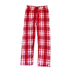 Pink Red White Plaid Fleece Pajama Pants Women’s Size Medium 100% Polyester Fleece Fabric Length: 40” Inseam: 29” Non-Adjustable String Tie Elastic Waistband Brand New! Cozy Long Pants For Sleepover, Red Long Pants Bottoms For Bedtime, Red Long Bottoms For Bedtime, Red Relaxed Fit Bottoms For Lounging, Red Long Pants For Bedtime, Relaxed Fit Red Bottoms For Lounging, Red Winter Sleepwear Long Pants, Cozy Red Cotton Bottoms, Cozy Red Sleepwear For Sleepover