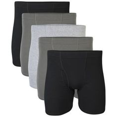 Gildan men's covered waistband boxer brief is made with premium soft cotton for all day comfort. Our solid colors are made with 100% cotton while our heather colors are made of 90% cotton and 10% polyester. Gildan covered waistband boxer briefs are manufactured with a 6 inch inseam. Our boxer briefs have a plush, non-binding soft covered waistband that keeps its shape even after washing. The boxer briefs are designed with a modern fit and also low profile leg bands that stay in place. The Gildan Big Men, Large Fashion, Boxer Briefs, Modern Fit, Briefs, Black Fashion, Womens Shorts, Mens Outfits, Grey