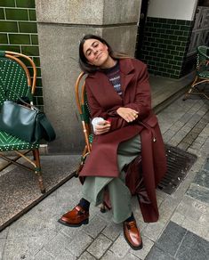 Street Style Outfits Casual, Y2k Summer Outfits, Tank Outfit, Long Coats, Long Coat Women, Coats Women, Winter Vintage, Women Jackets, Turndown Collar