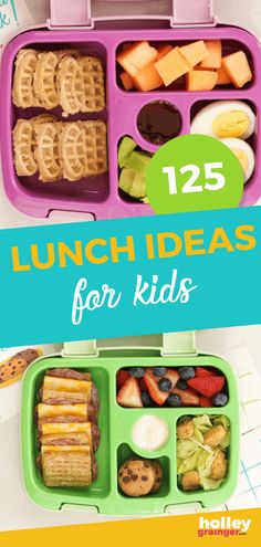 lunch ideas for kids with text overlay