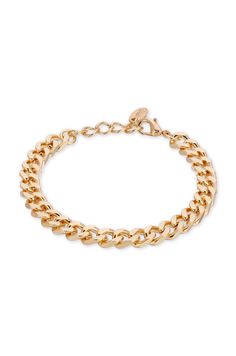 Materials 18k Gold Plated, Steel, Brass Length 6.15" with a 1" extender chain Closure Clasp Adjustable Gold Curb Chain Jewelry, Adjustable Gold Cuban Link Bracelet Tarnish Resistant, Adjustable Gold Cuban Link Bracelet, Tarnish Resistant, Adjustable Gold Cuban Link Metal Bracelet, Gold Adjustable Tarnish-resistant Cuban Link Bracelet, Gold-tone Curb Chain Bracelets Gold-plated, Gold-tone Curb Chain Bracelets Gold Plated, Gold-tone Curb Chain Bracelet Gold-plated, Gold-tone Curb Chain Bracelet, Gold Plated