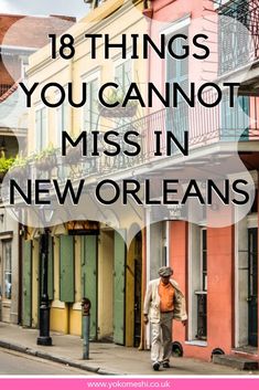 18 things to add to your New Orleans Bucket List (that don’t include Mardi Gras!). There is so much more to New Orleans than just Mardi Gras - this fascinating city has so much to offer a traveler. Click through to find out the tops things in do in New Orleans for first-timers, including where to eat in New Orleans. | Yoko Meshi #BigEasy #NOLA #NewOrleans #Bucketlist #Louisiana New Orleans Bachelorette, New Orleans Travel, Bucket Lists, New Orleans Louisiana, United States Travel