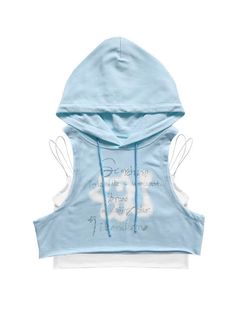 Elevate your casual wear with this charming and stylish two-piece set. Featuring eye-catching glittering letters, this hoodie comes in a delightful choice of pink or blue. The hood adds a cozy touch, while the sparkling letters bring a playful and trendy vibe to your look. Paired perfectly with the hooded top, the white cami top offers a versatile and essential piece for your wardrobe. Its simple yet elegant design allows it to be worn alone or layered, providing endless styling possibilities. G Summer Streetwear Hoodie With Letter Print, Summer Letter Print Hoodie Top, Hooded Letter Print Top For Summer, Summer Trendy Hooded Hoodie, Y2k Hooded Top For Spring, Y2k Hooded Spring Tops, Summer Pink Cotton Hoodie, Blue Summer Hoodie With Drawstring Hood, Trendy Letter Print Hoodie For Spring