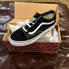 Vans Tennis Shoes Size 9 Men Size, 10.5 Women, New Never Worn Silver Vans Low-top Sneakers, Silver Low-top Vans Sneakers, Vans Tennis Shoes, Shoes Vans, Men's Vans, Vans Black, Shoes Color, Mens Vans, Vans Shoes