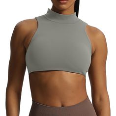 PRICES MAY VARY. Sports bra size guide: [ S fit for 30DD 32C 32D 34A 34B ] [ M fit for 32DD 34C 34D 36A 36B ] [ L fit for 34DD 36C 36D 38A 38B ] Medium support High Neck Pemovable padded Backless detail Tank Top Workout, Gym Bra, Bra Size Guide, High Neck Tank Top, High Neck Tank, Backless Design, Yoga Bra, Workout Tank Tops, Sports Bra Sizing