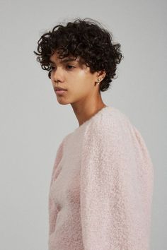 Short Relaxed Hairstyles, Curly Pixie Hairstyles, Curly Pixie Haircuts, Curly Pixie, Short Curly Haircuts, Haircuts For Curly Hair, Fluffy Hair, Short Haircut, Relaxed Hair