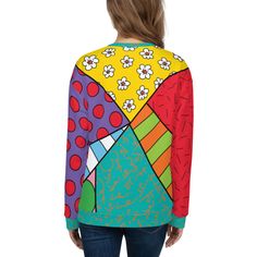 Telling the tales of the Ugly Barnacle or studying Wumbology -- whatever you do, you will look cooler than a sea cucumber when wearing this Patrick Britto Crew Neck Sweatshirt! This comfy crew neck combines the brilliant designs of pop artist Romero Britto with Bikini Bottom’s favorite sea star to create the most stylish sweatshirt in the deep blue sea. PRODUCT DETAILS: This comfy crew neck is the perfect new addition to your wardrobe! Fit: Preshrunk knit fleece for a cozy fit Made of: 50% Cotto Multicolor Print Crew Neck T-shirt, Multicolor All Over Print Crew Neck T-shirt, Novelty Multicolor Crew Neck T-shirt, Multicolor Crew Neck Pop Culture T-shirt, Comic-con Character Print Crew Neck T-shirt, Squidward Tentacles, Sandy Cheeks, Bold Art, Sea Star