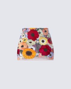 Addie Flower Mini Skirt Fuzzy Skirt, Floral Lace Skirt, Baby Ballerina, Metallic Mini Dresses, Red Mini Skirt, Orange Satin, Taylor Swift Outfits, Flower Skirt, Miniskirt Outfits