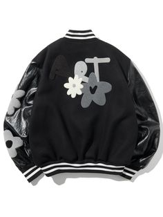 Editor's NotesMISTERCHILD's trendy and casual varsity jacket is made of wool blended material. The symbol boucle embroideries add more trendiness to this jacket.- Snap button closure- MISTERCHILD's symbol patch detail- Semi-overfit silhouette- Subtle glossy fabric- Trendy and casual itemMeasurements(in.)M/L- Shoulder: 22.83 / 23.62 in.- Chest: 24.80 / 25.59 in.- Sleeve: 22.83 / 23.62 in.- Total length: 26.77 / 27.55 in.Model infoMan - Height: 6'06 Fitting size LComposition & Care- 70% Wool, 30%, etc- Do not dry clean- Do not wash- Wash with cloth stained partDesigner- by MISTERCHILD Fem Outfits, Varsity Jacket Black, Fashion Diary, Check Skirt, Friend Poses Photography, Friend Poses, Casual Style Outfits, Snap Button, Casual Style