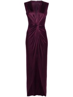 Find COSTARELLOS Dresses on Editorialist. Eggplant Bridesmaid Dresses, Wine Colored Dress, Front Twist Dress, Sangria Dress, Wine Colored Dresses, Purple Jersey, Purple Cocktail Dress, Plum Dress, Soiree Dress