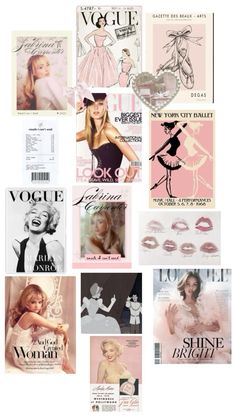 Coquette Collage Pictures, Vogue Wall Collage, Cute Wall Collages For Bedroom, Wall Posters Inspo Bedroom, Fashion Collage Ideas, Coquette Collage Wall, Coquette Wall Posters, Wall Collage Coquette, Coquette Poster Wall