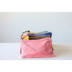 10"L x 7"H Cotton Velvet Zip Pouch w/ Tassel Cotton Purse, Creative Co Op, Pencil Bags, Leather Bags Handmade, Zip Pouch, Cotton Velvet, Everyday Items, Soft Velvet, Small Bags