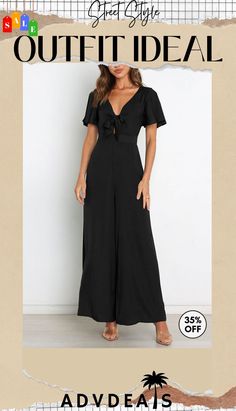 Recent Romance Ruffle Sleeve Jumpsuit Jumpsuits And Romper, Jumpsuit With Sleeves, Color Pick, Shoulder Length, Jumpsuit Fashion, Ankle Length, Casual Wear, Fitness Fashion, Jumpsuit Romper