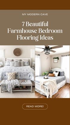 the front cover of a book with pictures of furniture and bedding in different rooms