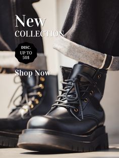 NEW ARRIVAL MEN BOOTS 50$ OFFER Men Boots Outfit Street Styles, Warrior Boots, Combat Boots For Men, Chunky Combat Boots, Boots Men Outfit, Combat Boots Men, Star Boots, Shadow Warrior, Black Combat Boots