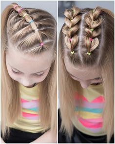 Braid Hairstyle Ideas, Girls Hairdos, Girly Hairstyles, Girl Hair Dos, Girls Hairstyles Easy, Easy Hairstyles Quick, Braid Hairstyle, Toddler Hairstyles Girl