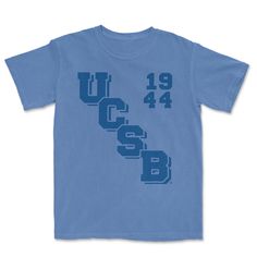 UCSB Varsity Royal Tee Los Padres National Forest, Varsity Tee, Summer Store, Varsity Tees, Tonal Prints, Long Sleeve Outerwear, Quiver, Comfort Colors Tee, Retail Therapy