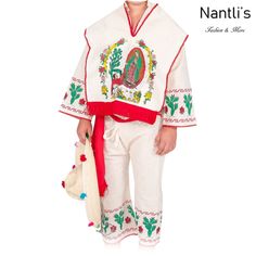 Traje Tipico Indito de Niño TM74211 - Kids Costume Juan Diego Costume, Diego Costume, Mexican Traditional Clothing, Mariachi Suit, Charro Suit, Juan Diego, Costume For Kids, Mexican Outfit, Our Lady Of Guadalupe