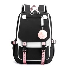 Kawaii Backpack, Laptop Travel, Backpack Pattern, Bags For Teens, Cute Backpacks, School Bags For Kids, Student Backpacks, Cool Backpacks, Backpack Travel Bag