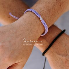 "Celebrate your unique bond with these beautifully crafted Couple Bracelets. Perfect for anniversaries, special occasions, or just as a token of your love. Features: Adjustable Fit: Both bracelets are adjustable. The purple one can close up to almost 6\", while the black one adjusts to nearly 6.5\", ensuring a snug fit for most wrist sizes. Personalized Initials: Add a personal touch with engraved initials. The purple color bracelet showcases your chosen initial, while the black bracelet feature Heart Charm Jewelry For Couples, Couples Jewelry With Heart Charm For Gift, Adjustable Heart-shaped Promise Jewelry, Couples Style Jewelry With Heart Charm For Gift, Couples' Heart Charm Jewelry For Gifts, Adjustable Heart Charm Bracelet For Promise, Adjustable Jewelry With Heart Charm For Gifts, Handmade Adjustable Bracelets For Anniversary, Adjustable Purple Bracelet Gift