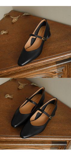 CHIKO Dyani Square Toe Block Heels Mary Jane Shoes Leather Mary Jane Heels With Pointed Toe, Block Heel Court Shoes With Heel Strap For Office, Office Court Shoes With Block Heel And Heel Strap, Office Block Heel Court Shoes With Heel Strap, Office Court Shoes With Heel Strap And Block Heel, Office Court Shoes With Contrasting Heel Counter, Office Kitten Heels With Heel Strap And Round Toe, Leather Pointed Toe Court Shoes With Heel Strap, Leather Court Shoes With Heel Strap And Pointed Toe